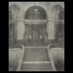 Bromoil rathaus treppe portal hannover
